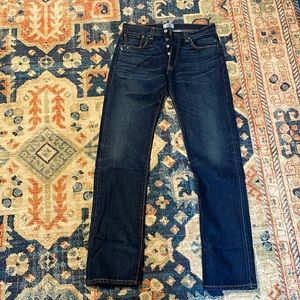 Levi’s selvedge 501 jeans.